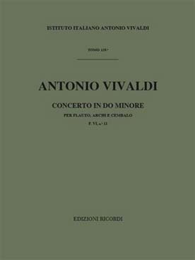 Illustration de Concerto F VI/11 en do min RV 441 pour flûte et cordes