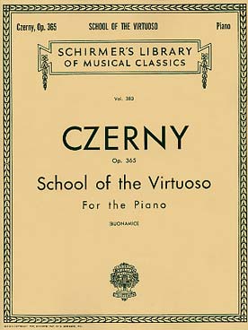 Illustration czerny op. 365 ecole du virtuose