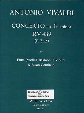 Illustration vivaldi concerto rv 439 en sol min