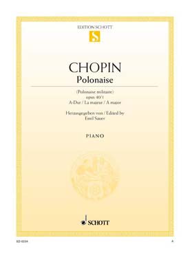 Illustration chopin polonaise op. 40/1 militaire