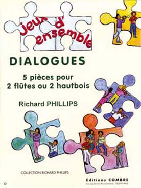 Illustration de Dialogues pour 2 flûtes ou 2 hautbois    