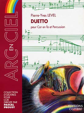 Illustration level duetto pour cor et percussions