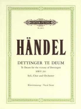 Illustration de Dettingen te Deum HWV 283 