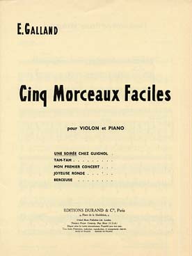 Illustration de 5 Morceaux faciles - N° 1 : Une soirée chez Guignol