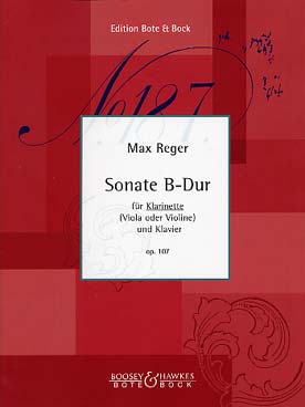 Illustration reger sonate op. 107