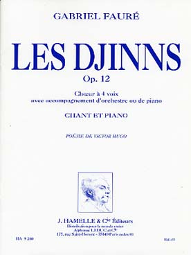 Illustration de Les Djinns op. 12 SATB et piano