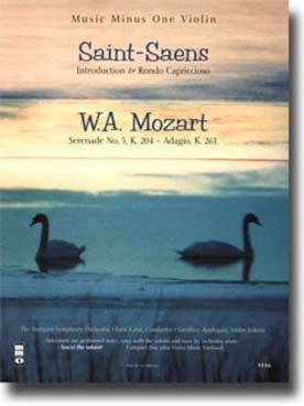 Illustration de SAINT-SAËNS Introduction et rondo capriccioso op. 28/MOZART Sérénade et adagio K 261 (avec accompagnement orchestre sur CD)