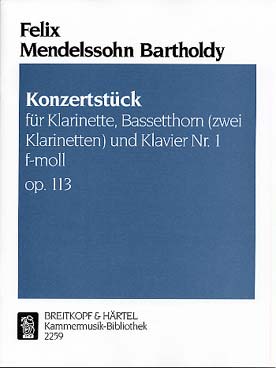 Illustration mendelssohn konzertstuck n° 1 op. 113