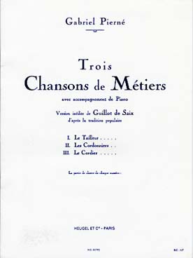 Illustration de 3 Chansons de métier