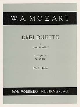 Illustration mozart duos (3) n° 1 en re maj