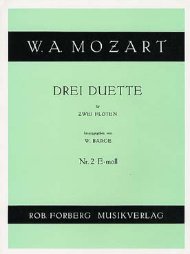 Illustration mozart duos (3) n° 2 en mi min