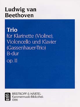 Illustration beethoven trio op. 11 en si b maj