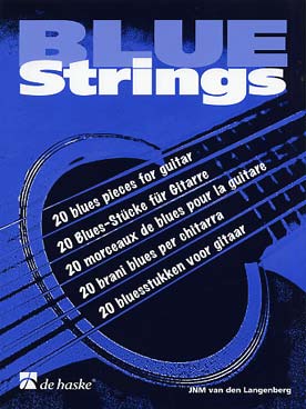 Illustration de Blue strings : 20 morceaux de blues