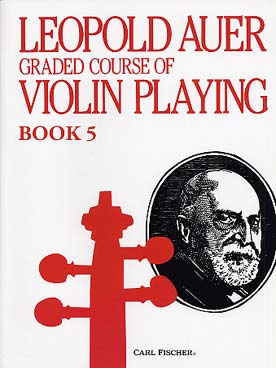 Illustration auer graded course violin playing vol. 5