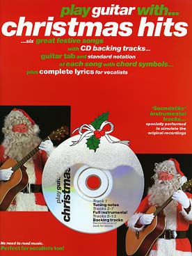 Illustration de PLAY GUITAR WITH Christmas : guitare solfège/Tab + CD play-along
