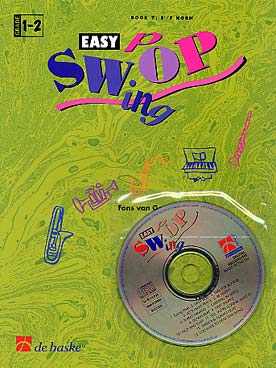 Illustration de SWING POP (cor en fa ou mi b) - Easy swop : grade 1-2