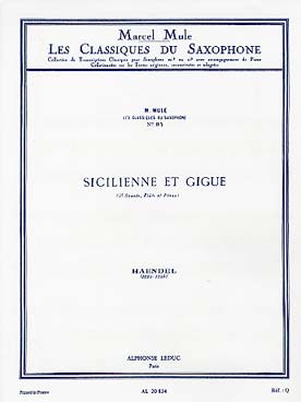 Illustration de Sicilienne et gigue