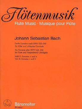 Illustration de 6 Sonates BWV 525-530 - Vol. 1 : sonates 3 et 4