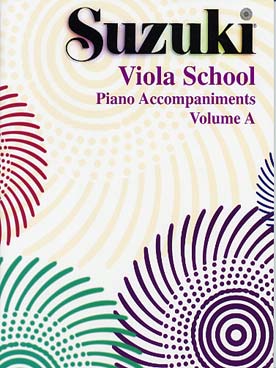 Illustration de SUZUKI Viola School - Vol. A : accompagnement piano des  volumes 1 et 2