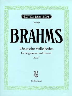 Illustration brahms deutsche volkslieder vol. 1 haute