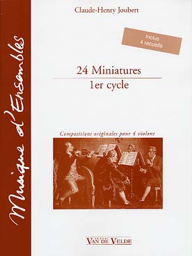 Illustration joubert 24 miniatures pour 4 violons