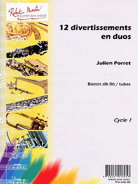 Illustration de 12 Divertissements en duos pour basses si b ou tubas
