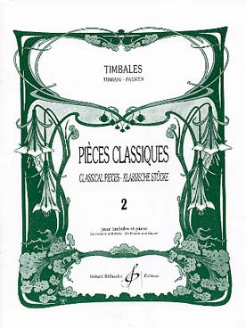 Illustration de PIÈCES CLASSIQUES pour timbales - Vol. 2 : assez facile