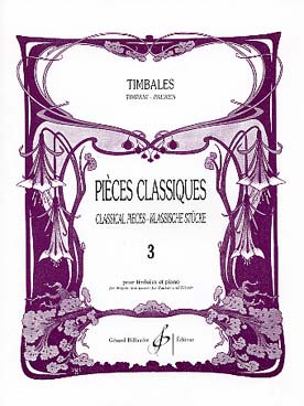 Illustration de PIÈCES CLASSIQUES pour timbales - Vol. 3 : facile