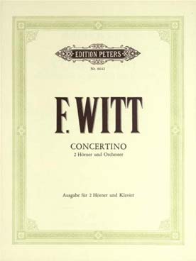 Illustration witt concertino pour 2 cors et piano