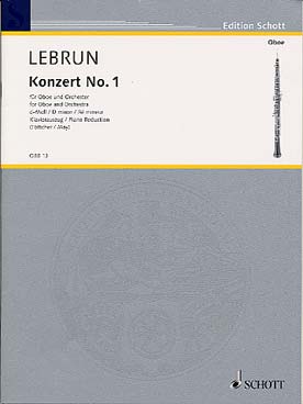 Illustration lebrun concerto n° 1 en re min