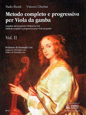 Illustration de Méthode complète et progressive pour viole de gambe (texte italien, français, anglais) - metodo completo - Vol. 2
