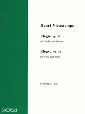 Illustration de Élégie op. 30