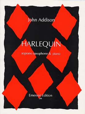 Illustration de Harlequin pour saxophone soprano et piano   