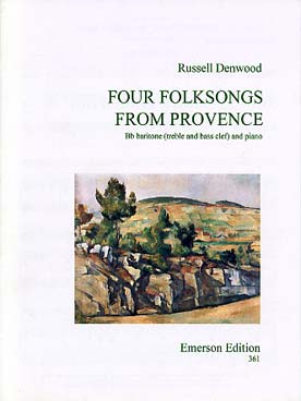 Illustration de 4 Folksongs from Provence