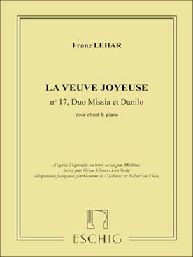 Illustration de La Veuve joyeuse : heure exquise pour chant et piano