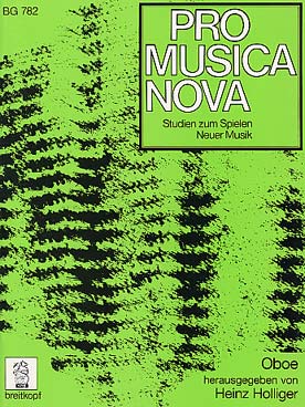 Illustration de PRO MUSICA NOVA : Studien zum Spielen Neuer Musik (études pour jouer la musique contemporaine)