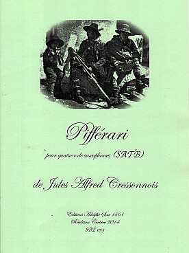 Illustration cressonnois pifferari (quatuor de sax)