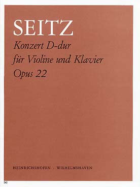 Illustration seitz op. 22 : concerto en re maj