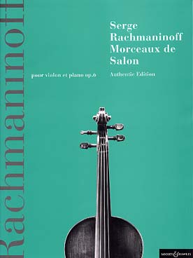 Illustration rachmaninov morceaux de salon op. 6