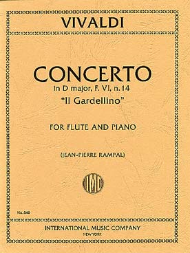 Illustration de Concerto RV 428 "Il Cardellino" en ré M
