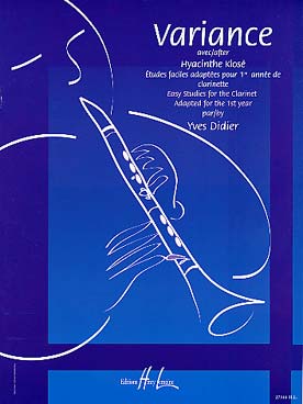 Illustration de Variance avec Klosé : études faciles adaptées pour 1res années de clarinette