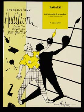 Illustration de Bagatai, danse traditionnelle de Guinée, adaptée pour ensemble de percussions