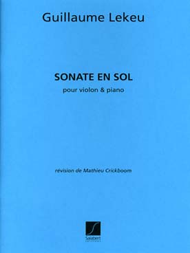 Illustration de Sonate en sol M