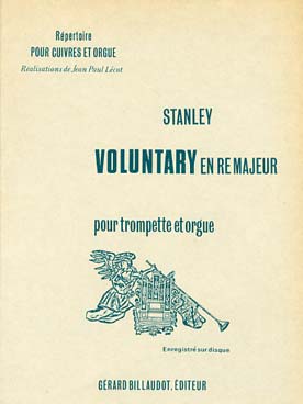 Illustration de Voluntary en ré M pour trompette et  orgue