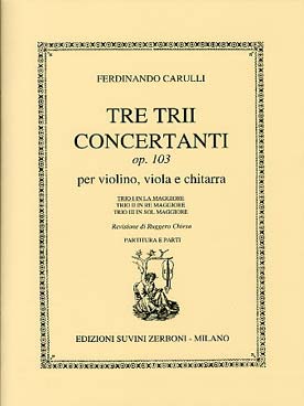 Illustration carulli trio op. 103 n° 1 vl,alto & guit