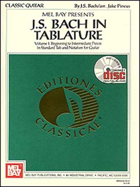 Illustration de Bach in tablature - Vol. 1 avec lien de téléchargement