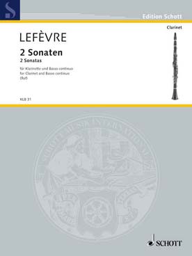 Illustration lefevre 2 sonates en fa maj et si b maj