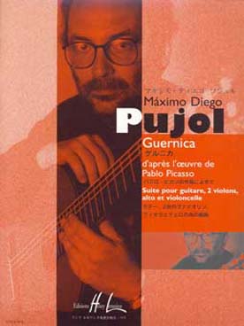 Illustration pujol (md) guernica pour guit./quatuor