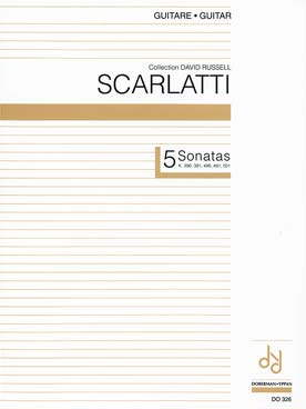 Illustration de 5 Sonates : K 390, K 391, K 490, K 491 et K 501 (tr. David Russell)