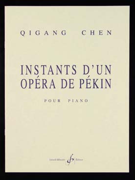 Illustration chen instants d'un opera de pekin